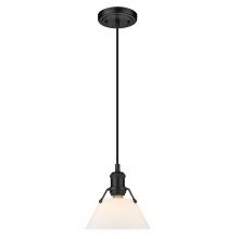  3306-S BLK-OP - Small Pendant - 7"